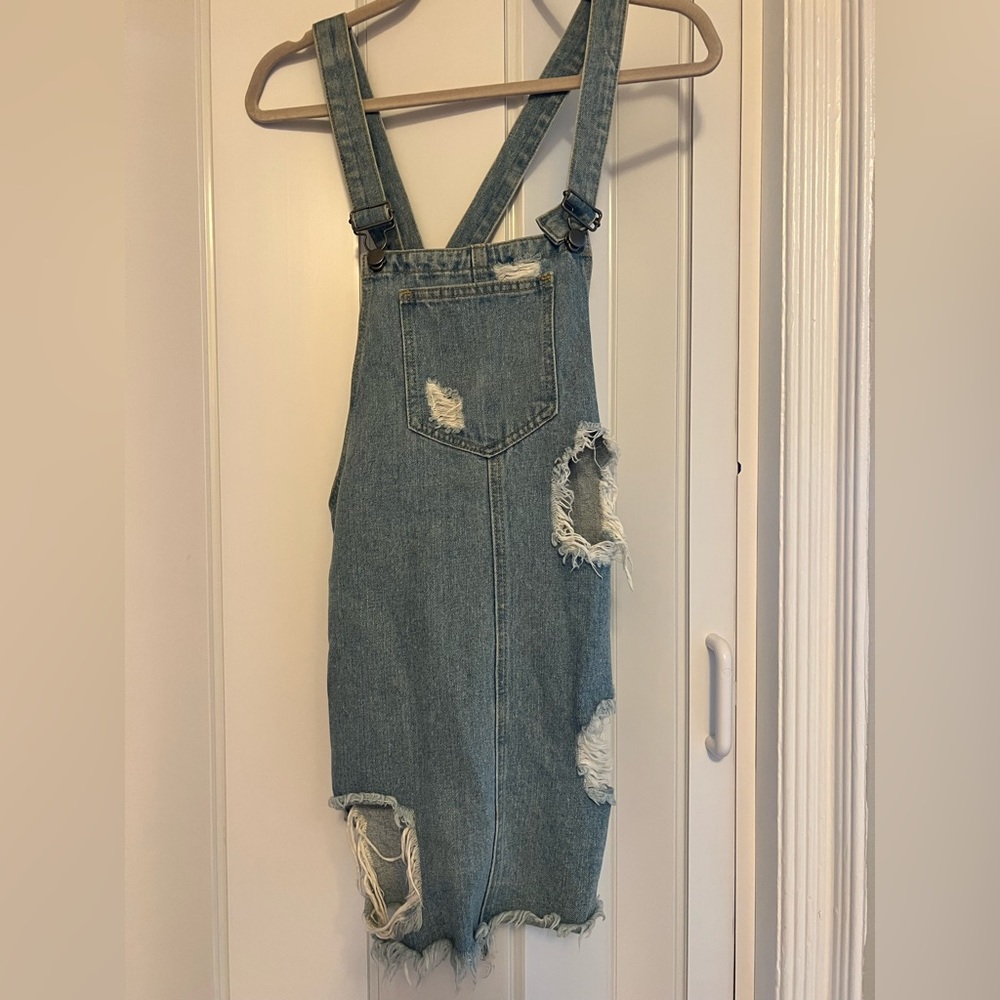 Vintage jean dress. Purchased in Venice Beach, CA